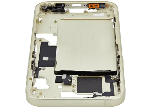 Mid-cadre châssis W/ Small Parts pour iPhone 15 (US Version) (Used OEM Pull: Grade A) (jaune) – Image 9