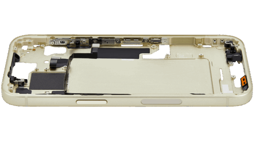 Mid-cadre châssis W/ Small Parts pour iPhone 15 (US Version) (Used OEM Pull: Grade A) (jaune) – Image 10