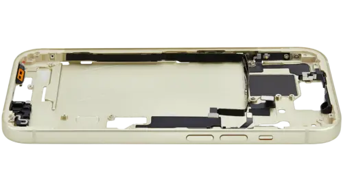 Mid-cadre châssis W/ Small Parts pour iPhone 15 (US Version) (Used OEM Pull: Grade A) (jaune) – Image 11