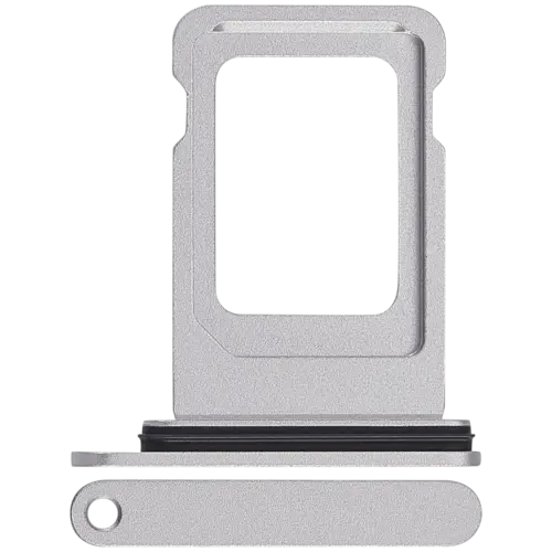 Single tiroir SIM compatible pour iPhone 17 Pro / 17 Pro Max (argent)