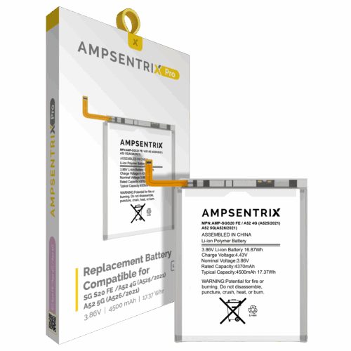 De remplacement batterie pour Samsung Galaxy S20 FE / A52 4G (A525 / 2021) / A52 5G (A526 / 2021) / A52s (A528 / 2021) (AmpSentrix Pro)