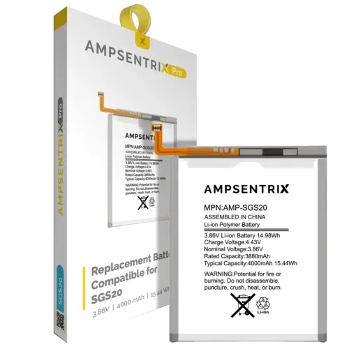 De remplacement batterie pour Samsung Galaxy S20 5G / S20 5G UW Verizon (AmpSentrix Pro)