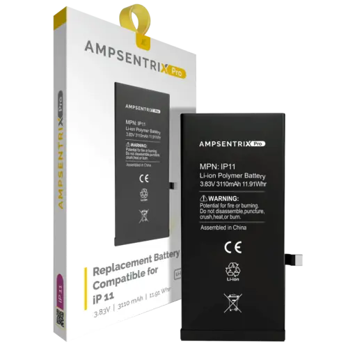 Batterie de remplacement pour iPhone 11 (AmpSentrix Pro)