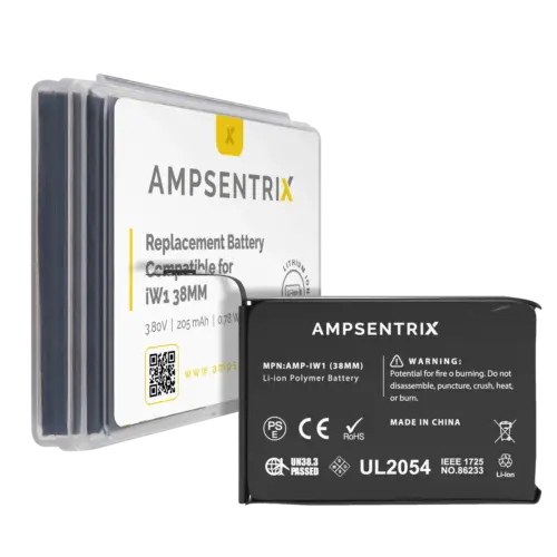 Replacement Battery For Watch Series 1 (38MM) (AmpSentrix Pro)