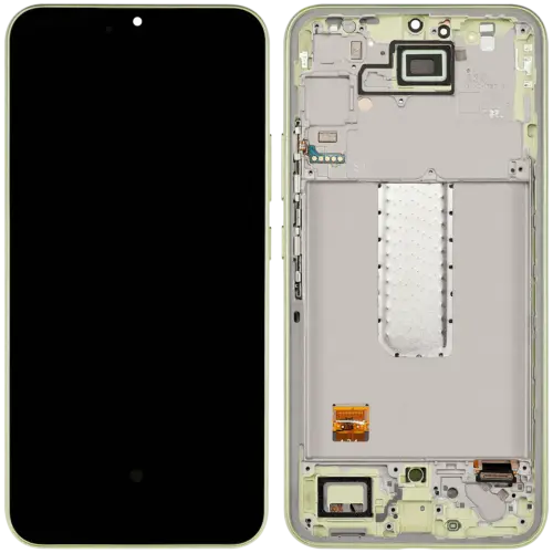 Écran OLED avec cadre pour Samsung Galaxy A34 5G (A346 / 2023) (Remis à neuf) (Vert citron) – Image 2