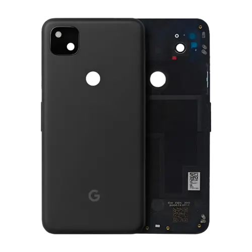 Back cover Glass Assembly For Google Pixel 4a 5G (Genuine OEM) (Just Black)