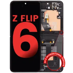 Inner bloc écran OLED avec cadre pour Samsung Galaxy Z Flip 6 5G (US & International) (compatible qualité supérieure) (noir)