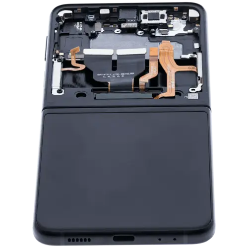 Écran OLED interne avec cadre pour Samsung Galaxy Z Flip 3 5G (États-Unis et international) (lot de service) (Noir fantôme) – Image 7