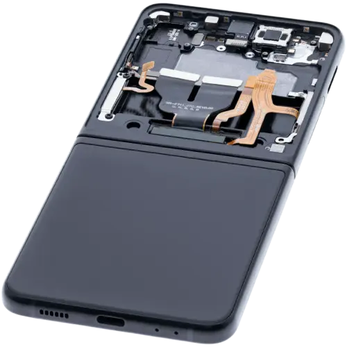 Écran OLED interne avec cadre pour Samsung Galaxy Z Flip 3 5G (États-Unis et international) (lot de service) (Noir fantôme) – Image 8