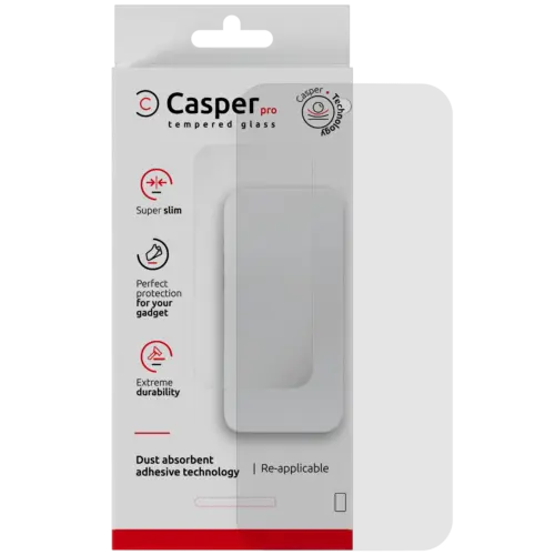 Casper Pro Tempered Glass Compatible For Google Pixel 10 / 10 Pro / 11 / 11 Pro (Retail Pack) (Clear)