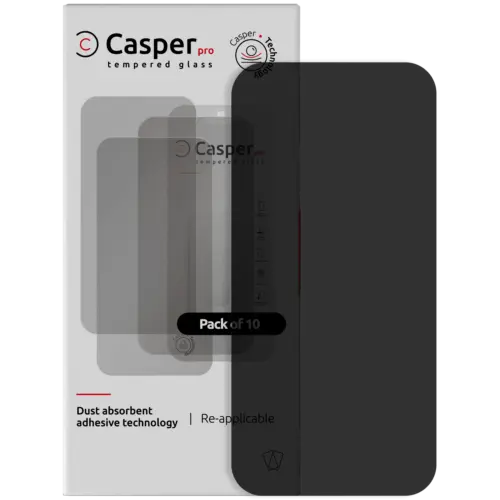Casper Pro Tempered Glass For iPhone Air (10 Pack) (Privacy)