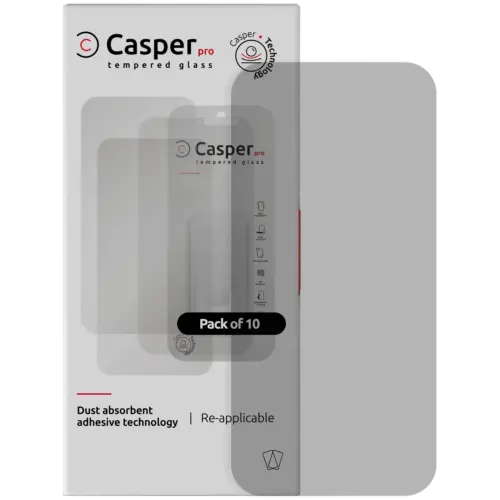 Casper Pro Tempered Glass For iPhone Air (10 Pack) (Matte)