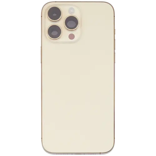 Coque arrière avec petites pièces pour iPhone 14 Pro Max (version US) (Pièce d'origine d'occasion: Grade C) (Or) – Image 4