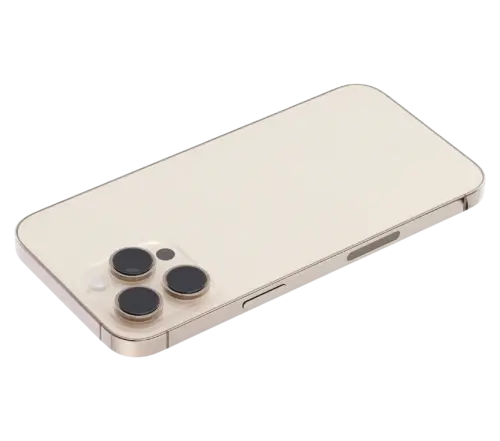 Coque arrière avec petites pièces pour iPhone 14 Pro Max (version US) (Pièce d'origine d'occasion: Grade C) (Or) – Image 6
