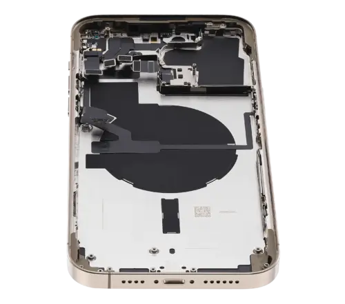 Coque arrière avec petites pièces pour iPhone 14 Pro Max (version US) (Pièce d'origine d'occasion: Grade C) (Or) – Image 8