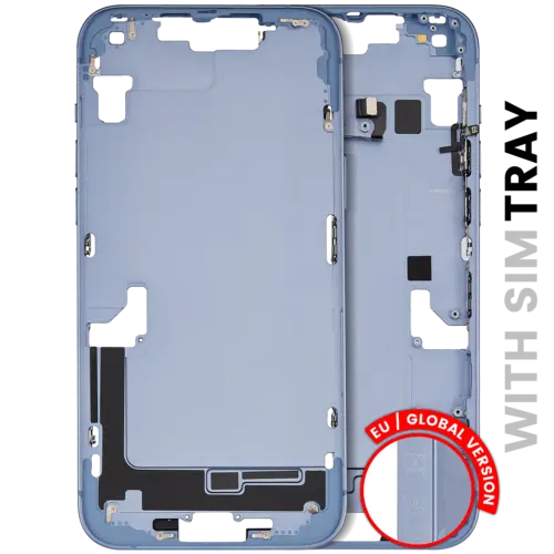 Mid-cadre châssis W/ Small Parts pour iPhone 14 Plus (EU / Global Version) (Used OEM Pull: Grade B) (bleu) – Image 3