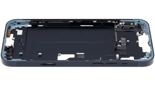 Mid-Frame Housing W/ Small Parts For iPhone 14 Plus (EU / Global Version) (Used OEM Pull: Grade B) (Midnight) – Image 11