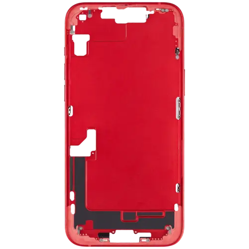 Mid-Frame Housing W/ Small Parts For iPhone 14 Plus (EU / Global Version) (Used OEM Pull: Grade B) (Red) – Image 4