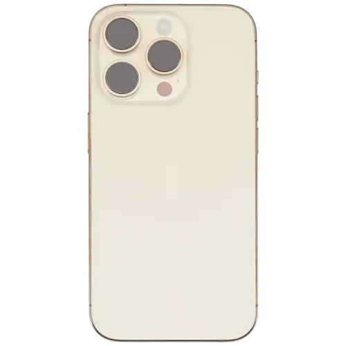 Back Housing W/ Small Parts For iPhone 14 Pro (US Version) (Used OEM Pull: Grade B) (Gold) – Image 4