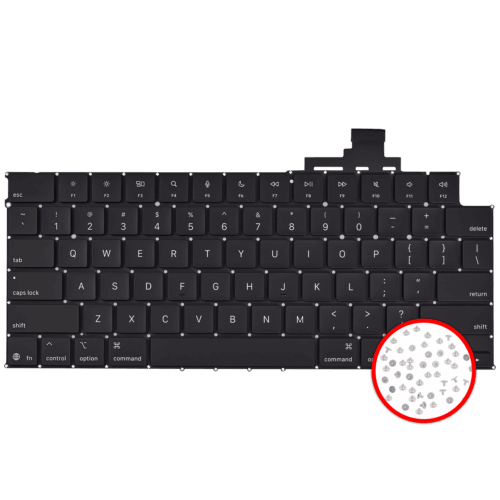 Keyboard W/ Backlight & Screws For MacBook Air 15" (A3241 / Early 2025) (US English)