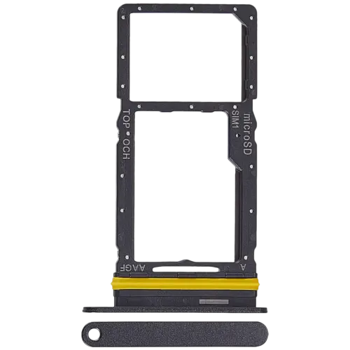 Single Sim Card Tray For Samsung Galaxy A17 4G (A175 / 2025) (Premium) (Black)