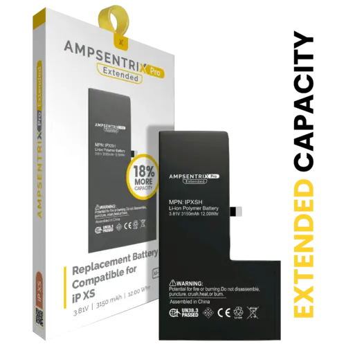 Batterie de remplacement pour iPhone XS (AmpSentrix Pro Extended) – Image 2