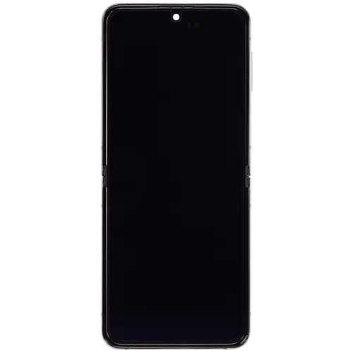 Écran OLED interne avec cadre pour Samsung Galaxy Z Flip 4 5G (versions US et internationale) (reconditionné) (violet Bora) – Image 4