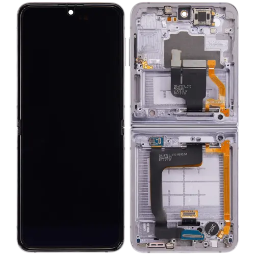 Inner bloc écran OLED avec cadre pour Samsung Galaxy Z Flip 4 5G (US & International Version) (reconditionné) (Bora Purple) – Image 2