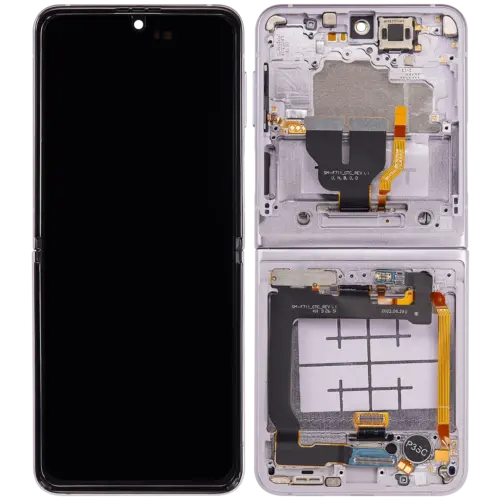 Inner OLED Assembly With Frame For Samsung Galaxy Z Flip 3 5G (US & International) (Refurbished) (Lavender) – Image 2