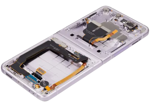 Inner OLED Assembly With Frame For Samsung Galaxy Z Flip 3 5G (US & International) (Refurbished) (Lavender) – Image 7