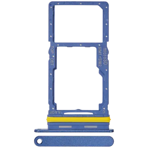 Dual Sim Card Tray For Samsung Galaxy A17 5G (A176 / 2025) (Premium) (Blue)