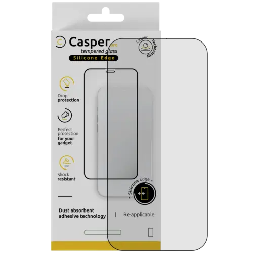 Casper Pro Silicone Tempered Glass For iPhone Air (Retail Pack) (Clear)