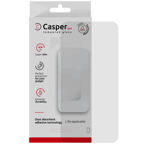 Casper Pro Tempered Glass For Samsung Galaxy S24 Plus 5G / S25 Plus 5G (Retail Pack) (Clear)