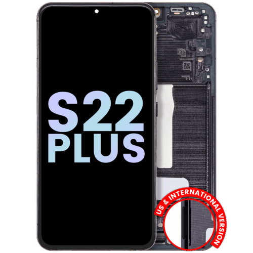 OLED Assembly With Frame For Samsung Galaxy S22 Plus 5G (Service Pack) (Phantom Black)