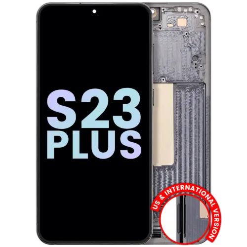 Bloc écran OLED avec cadre pour Samsung Galaxy S23 Plus 5G (US & International) (Service Pack) (vert) – Image 3