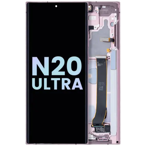 OLED Assembly With Frame For Samsung Galaxy Note 20 Ultra 5G (Service Pack) (Mystic Bronze)