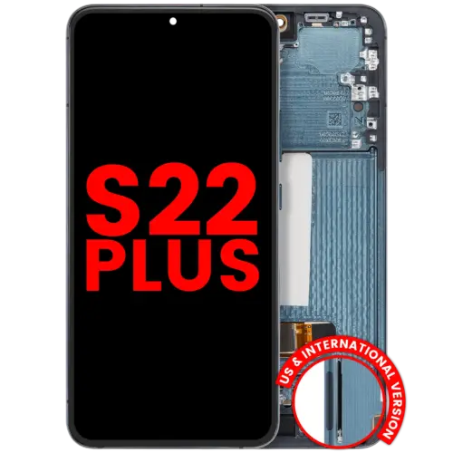Écran OLED avec cadre pour Samsung Galaxy S22 Plus 5G (versions US et internationale) (compatible qualité supérieure) (vert)