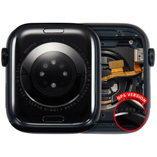 Housing Assembly Compatible For Watch Series 9 (45MM) (Used OEM Pull: Grade A) (GPS Version) (Aluminum / Midnight)