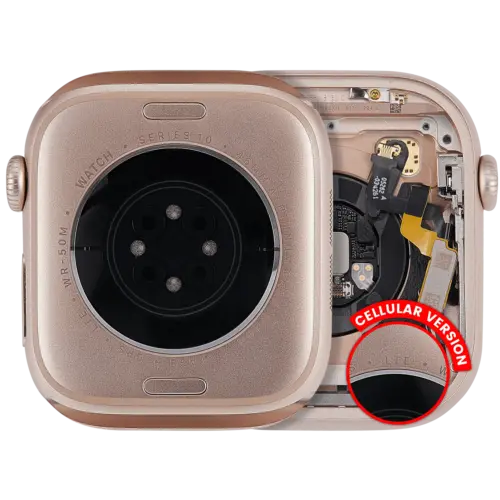 Housing Assembly Compatible For Watch Series 10 (46MM) (Used OEM Pull: Grade A) (Cellular Version) (Aluminum / Rose Gold)