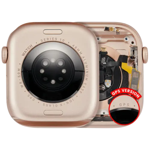 Housing Assembly Compatible For Watch Series 10 (46MM) (Used OEM Pull: Grade A) (GPS Version) (Aluminum / Rose Gold)