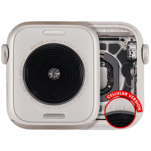Housing Assembly Compatible For Watch Series SE 2nd (40MM)(Aluminum/Starlight)(Cellular Version)