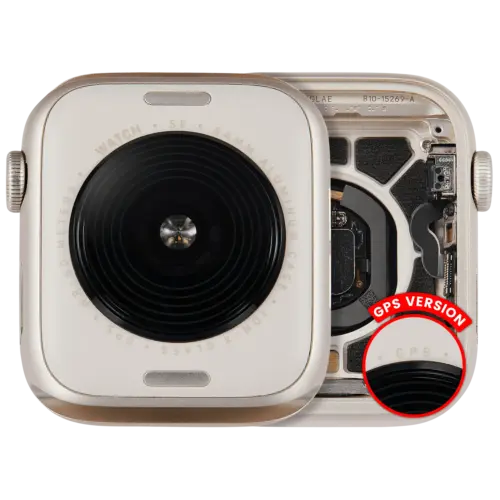 Housing Assembly Compatible For Watch Series SE 2nd (44MM) (Used OEM Pull: Grade A) (GPS Version) (Aluminum / Starlight)