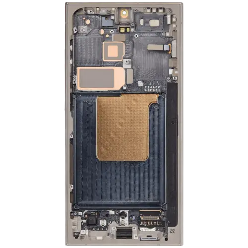 Bloc écran OLED avec cadre pour Samsung Galaxy S24 Ultra (reconditionné) (Titanium Gray) – Image 5