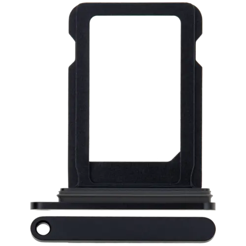 Single Sim Card Tray For iPhone 12 Mini (Black)