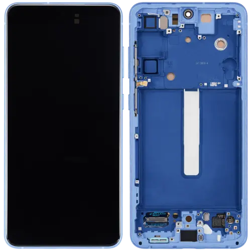 Bloc écran OLED avec cadre pour Samsung Galaxy S21 FE 5G (US & International) (reconditionné) (bleu) – Image 2