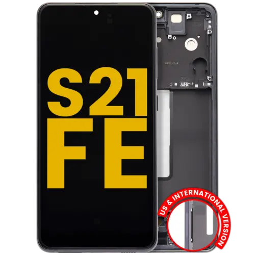 Écran OLED avec cadre pour Samsung Galaxy S21 FE 5G (versions US et internationale) (reconditionné) (graphite) – Image 3