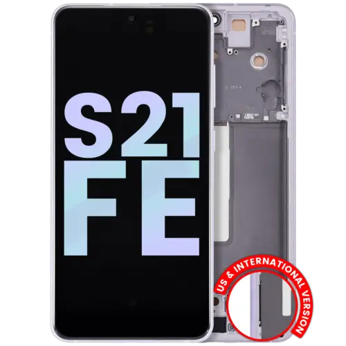 OLED Assembly With Frame For Samsung Galaxy S21 FE 5G (US & International Version) (Service Pack) (Lavender)