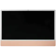 Complete écran LCD bloc pour iMac 24" A2873 (2023) / A3137 / A3247 (2024) (LG204A-215 LM235UH1 SDD1) (Used OEM Pull: Grade A) (Big Camera Hole) (orange)