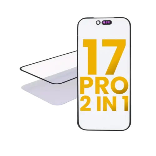 2 in 1 (Front Glass + OCA Pre-Installed) For iPhone 17 Pro (2 Pack) (OCA Master)