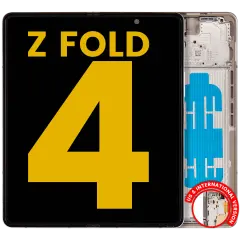 Inner OLED Assembly With Frame For Samsung Galaxy Z Fold 4 5G (US & International) (Refurbished) (Beige)
